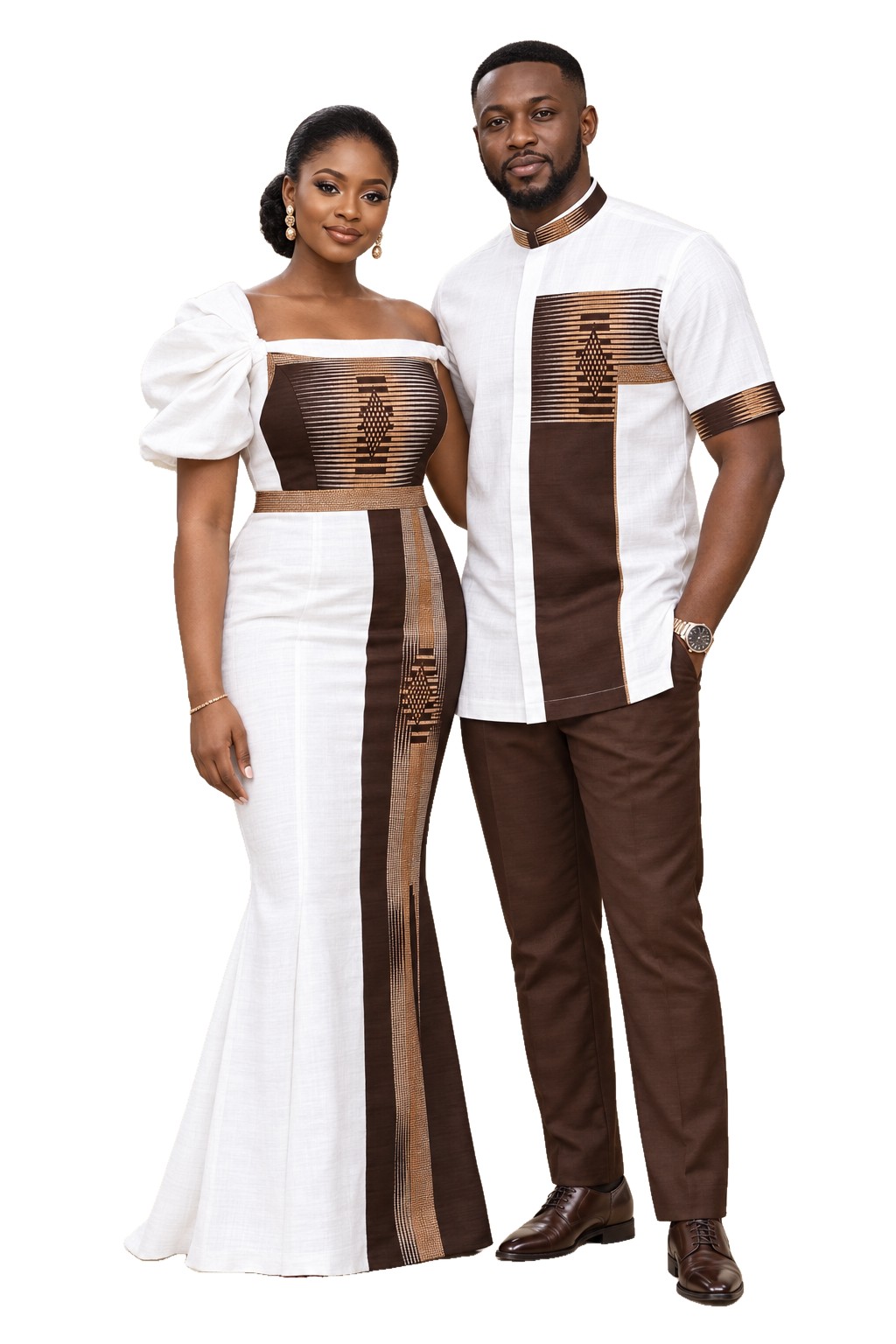 Alliance — Duo ivoire et bronze