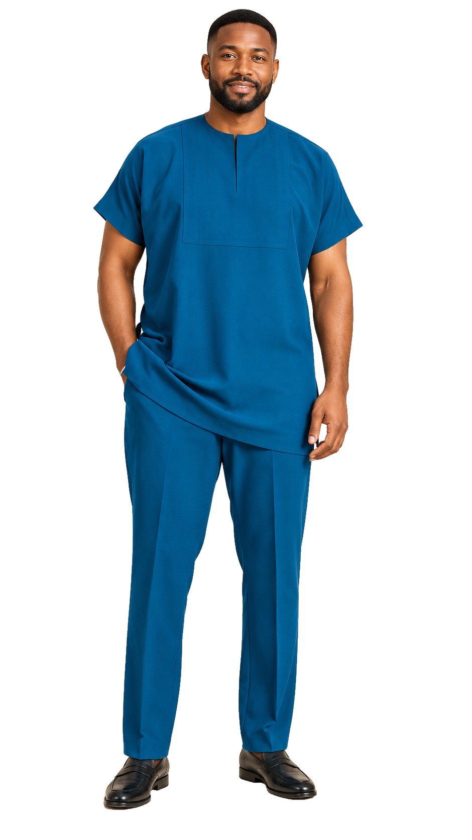 Essentiel — Ensemble bleu pétrole