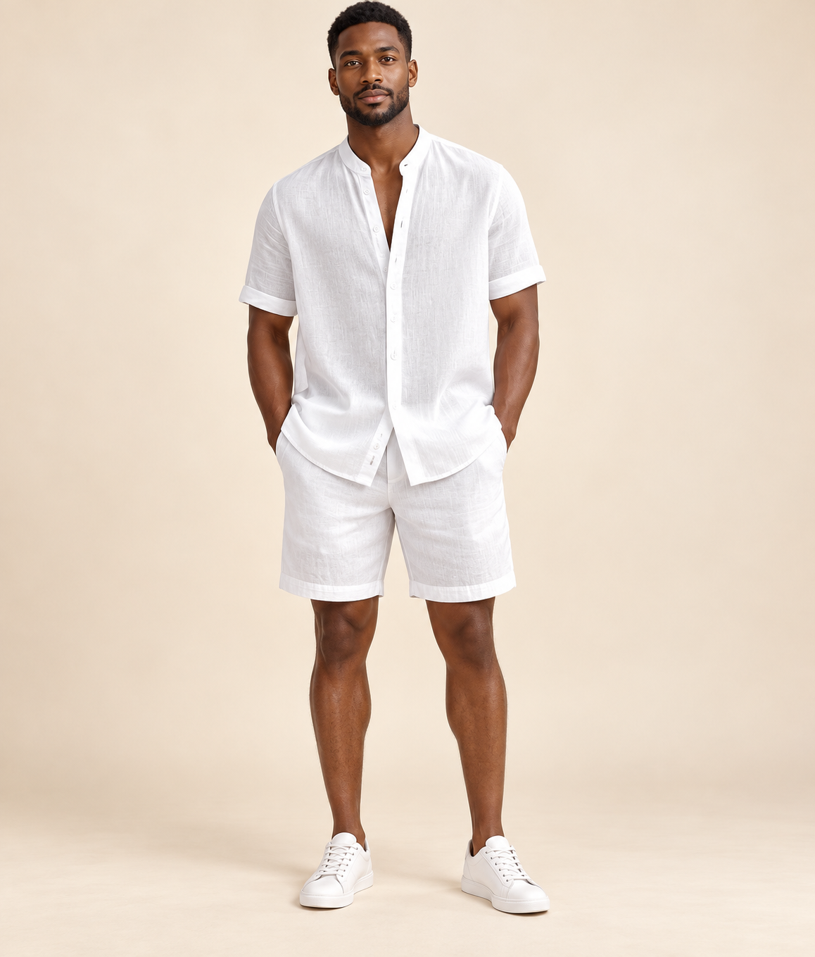 Brise — Ensemble short blanc