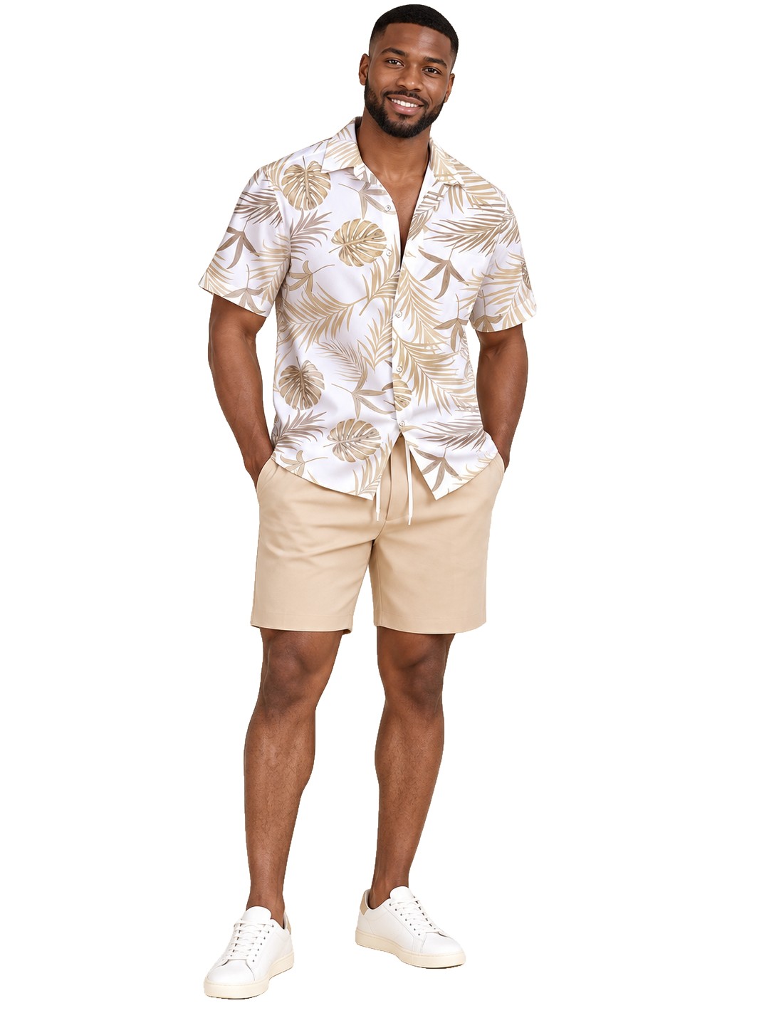 Palmeraie — Ensemble short sable